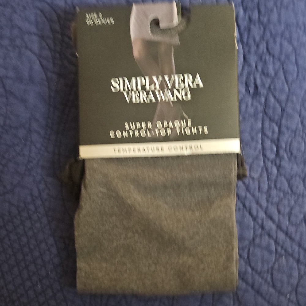 Simply Vera Vera Wang Gray Womens Tights